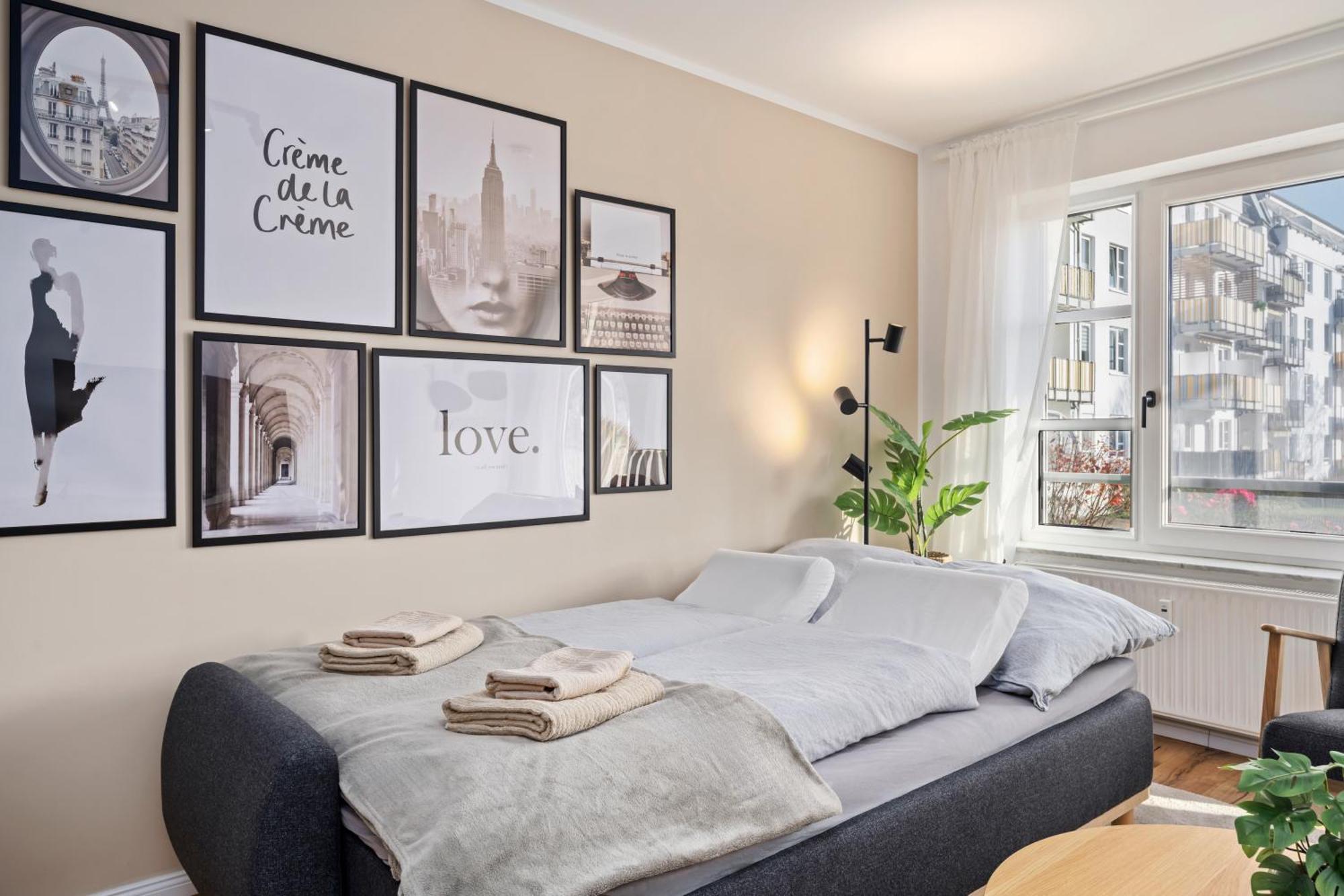 Edler Wohnraum Luxurioeses Apartment Mit Balkon, Boxspringbett, Kaffeevollautomat, Lift & Parkplatz 开姆尼茨 外观 照片