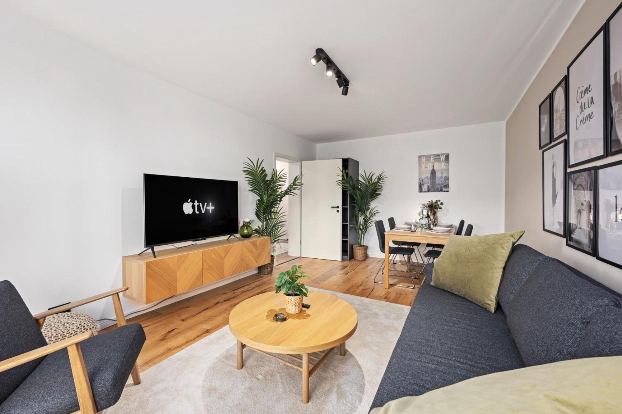 Edler Wohnraum Luxurioeses Apartment Mit Balkon, Boxspringbett, Kaffeevollautomat, Lift & Parkplatz 开姆尼茨 外观 照片